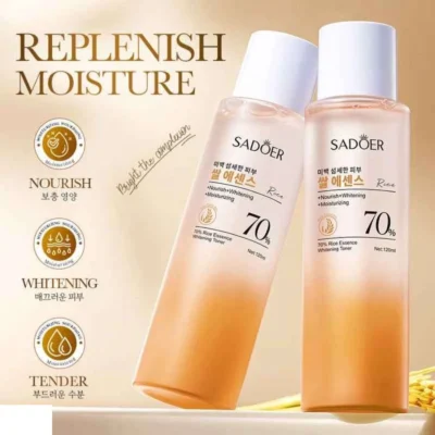 تونر برنج 70% سادور (روشن کننده و ضدلک)
